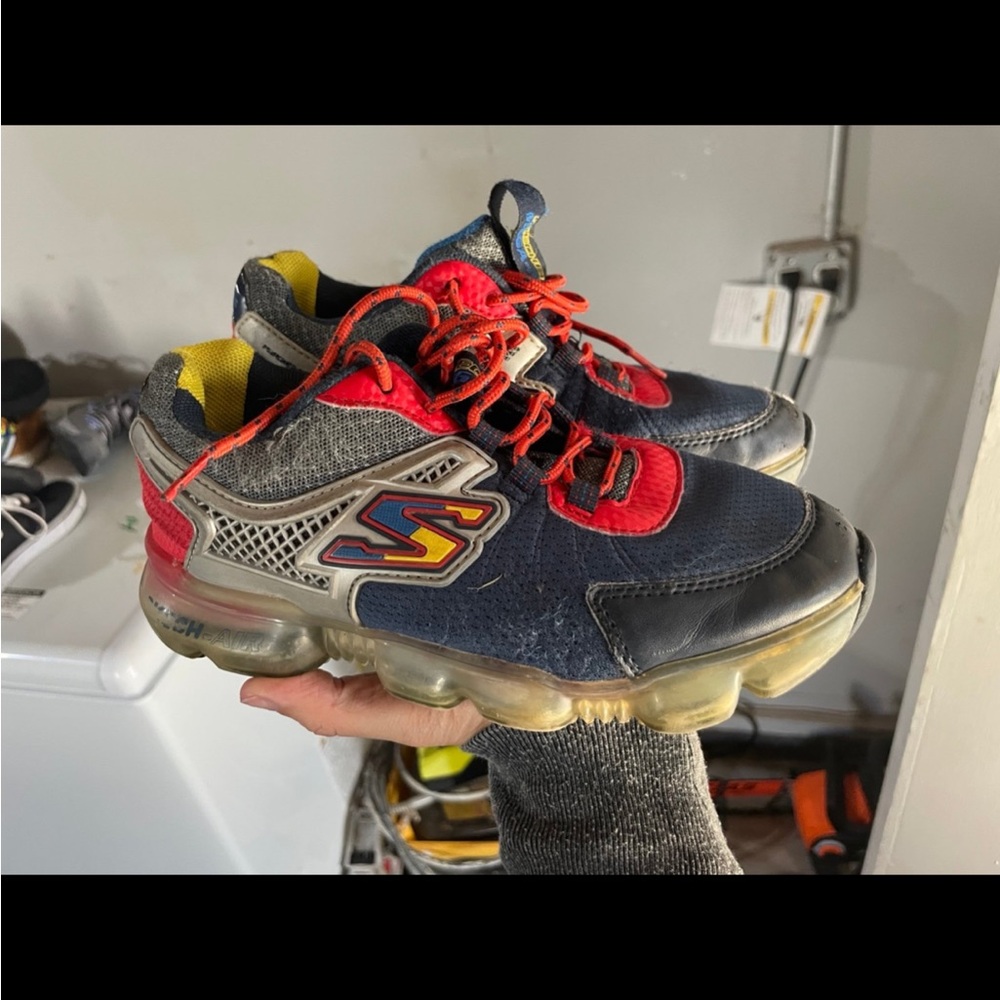 Skechers Kids' Blue and Red Sneakers